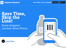 Tablet Screenshot of expresscheckoutapp.com